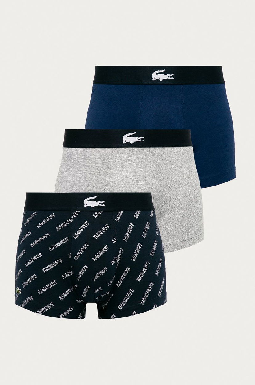 Nyrkkeilijät Lacoste 3-Pack Logo-Print Trunks Monivärinen | 5H1774