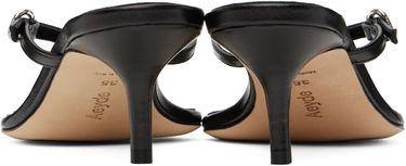 Asusteet Aeyde Aeyde Leigh Leather Toe-Post Heeled Sandals Musta | A11-HS-GAIS55TB162-SS25-800-007, 1