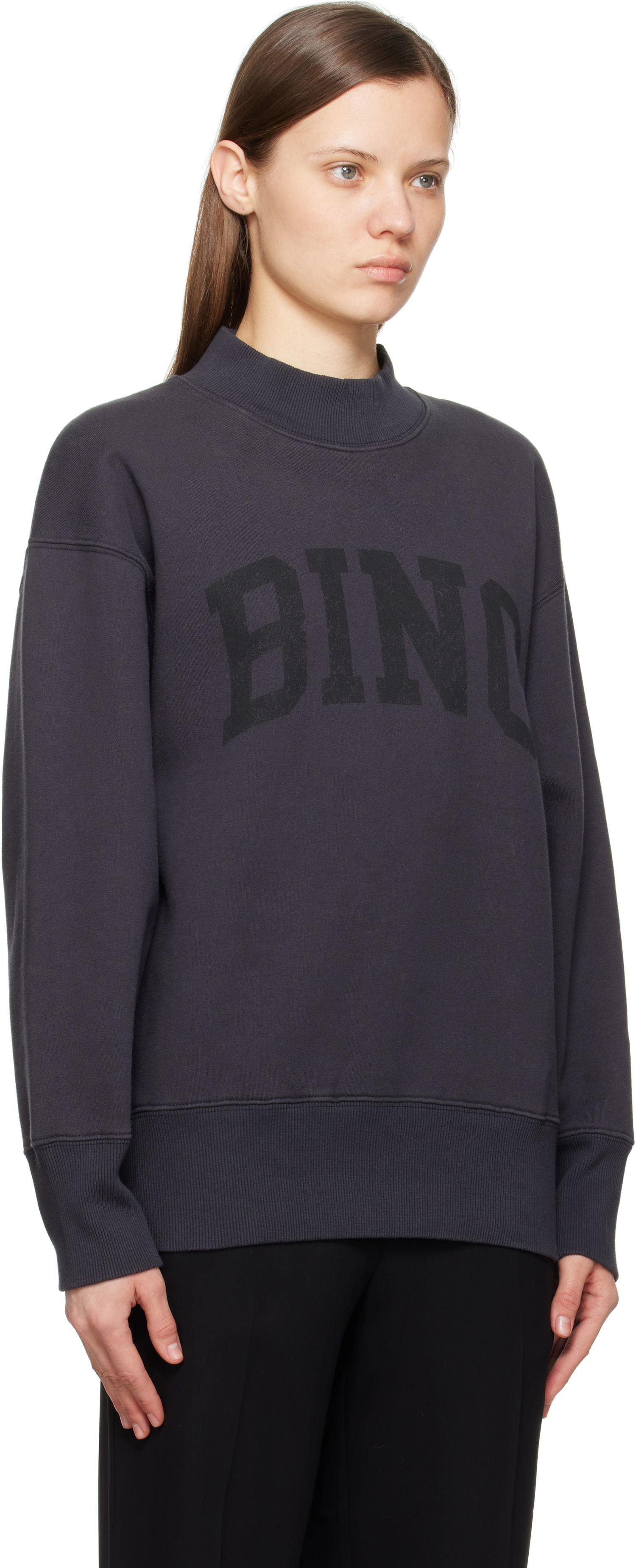 Villapaita Anine Bing Anine Bing Bradie 'Bing' Sweatshirt Harmaa | A-08-10292-VTG1, 1