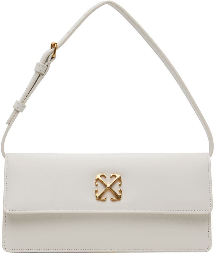 Olkalaukku Off-White Jitney 1.0 Shoulder Bag Valkoinen | OWNN172C99LEA0010400