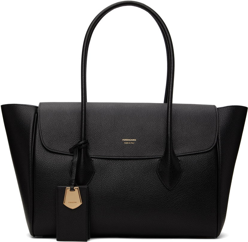Kangaskassi FERRAGAMO Ferragamo East-West XL Tote Musta | 770541