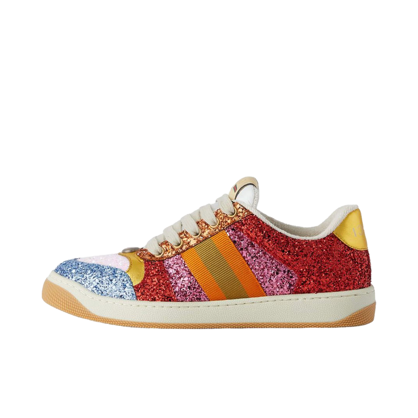 Tennarit ja kengät Gucci Glitter-Embellished Screener Sneakers Multi (Women's) Monivärinen | 710534 FAKUU 4942