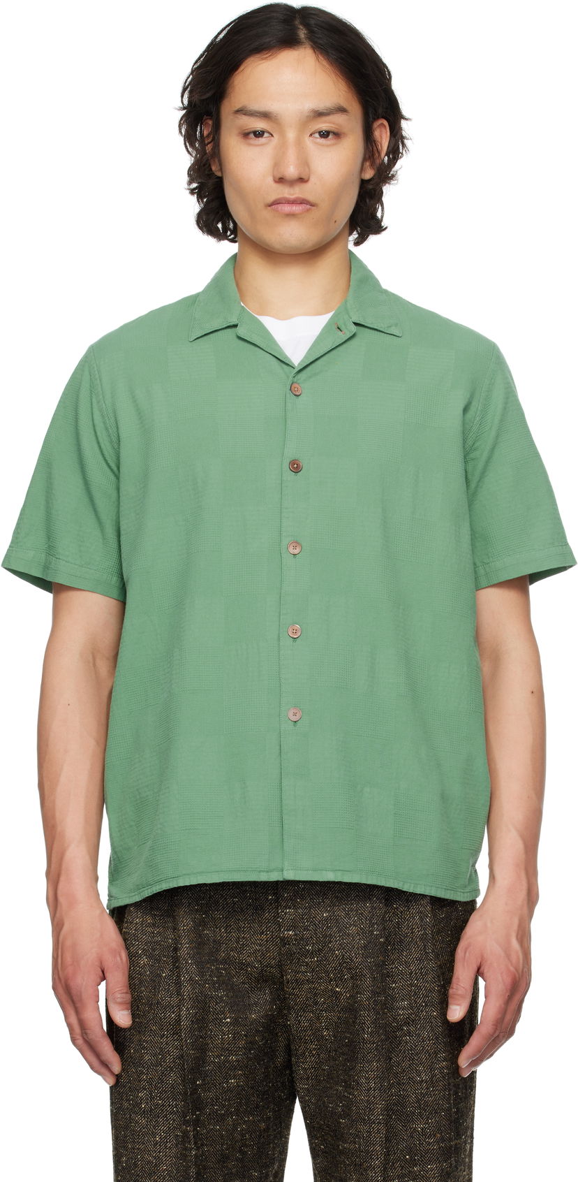 Paita Paul Smith PS Paul Smith Casual Fit Shirt Vihreä | M2R-695U-P22251-31