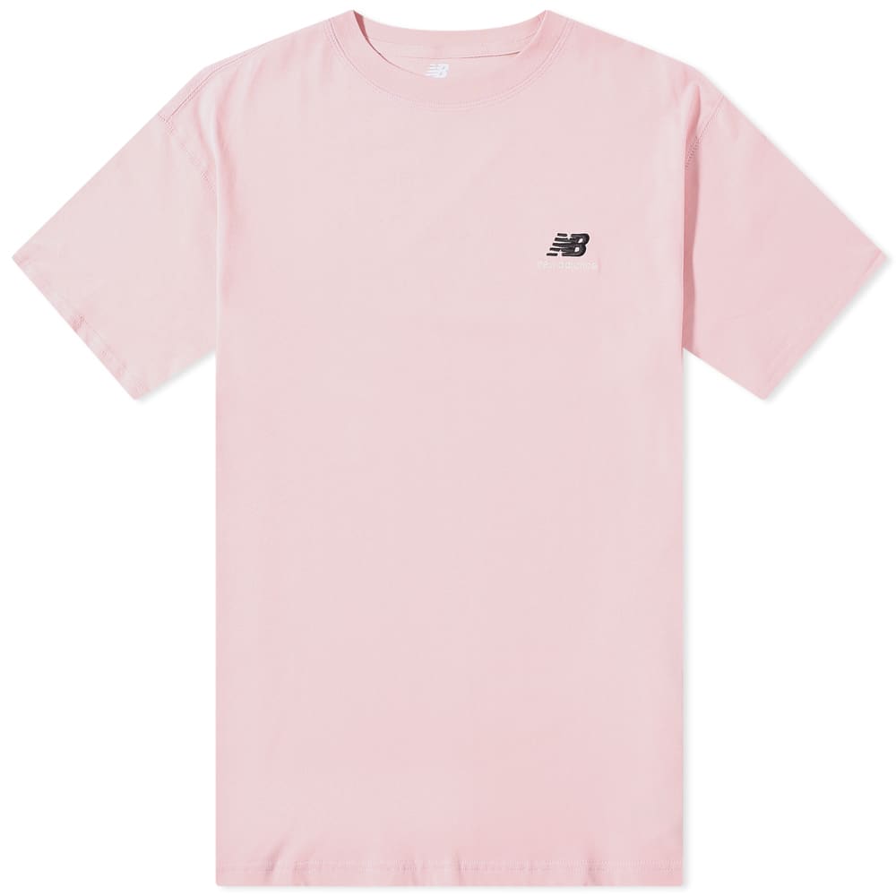 T-paita New Balance Uni-ssentials T-Shirt Vaaleanpunainen | UT21503-PIE, 0