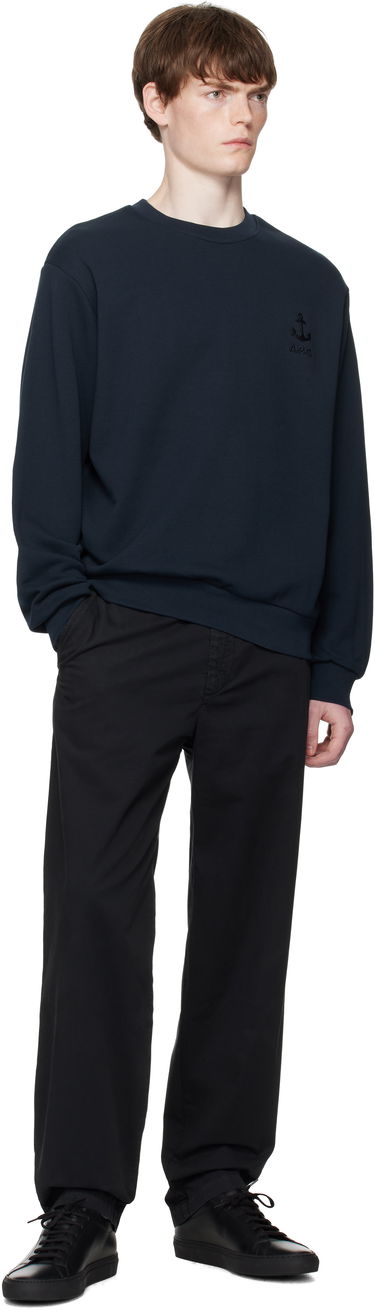 Huppari A.P.C. A.P.C. James Sweatshirt Tummansininen | COHBY-H27983, 3