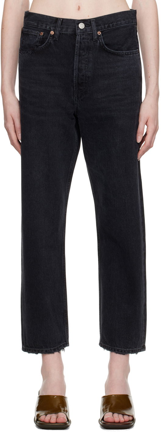 Jeans AGOLDE AGOLDE 90's Crop Jeans Musta | A173E-1157