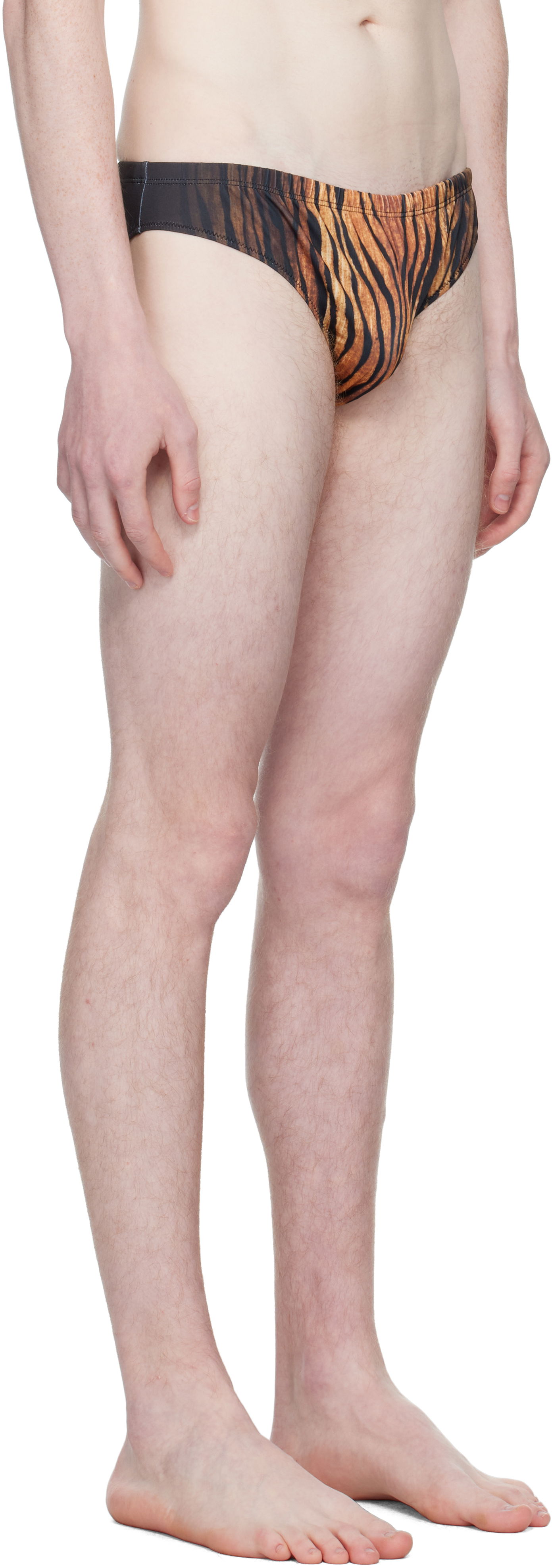 Uimapuvut Jean Paul Gaultier Jean Paul Gaultier 'The Wood' Swim Briefs Ruskea | 25/03-M-SW072-J009P-0060, 1