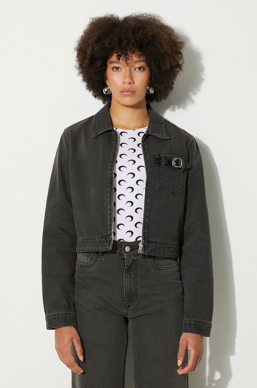 Takki Coperni Denim Workwear Jacket Musta | COPBL20F2004