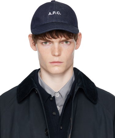 Korkki A.P.C. A.P.C. Charlie Denim Baseball Cap Tummansininen | COHIZ-M24069, 0