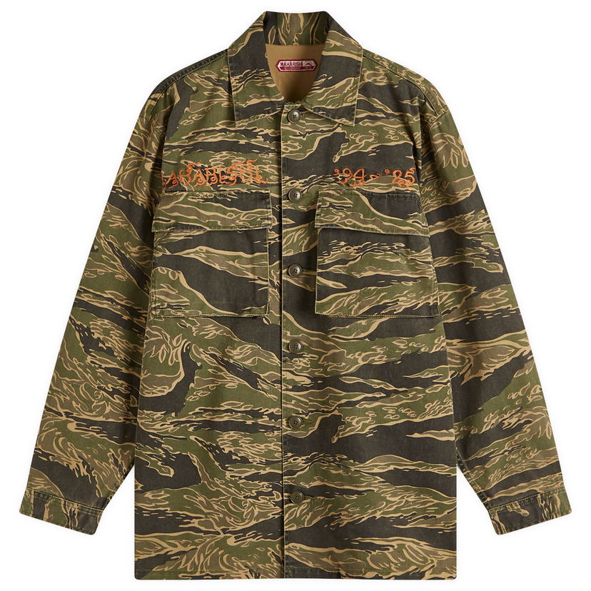 Paita Maharishi Maharishi Tiger Camo Advisor's Shirt Vihreä | 6077-GLD