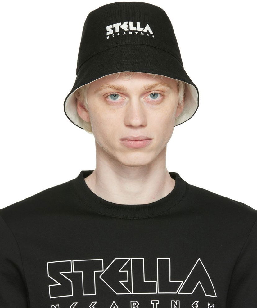 Hattu Stella McCartney Reversible Bucket Hat Musta | 900453WP0041