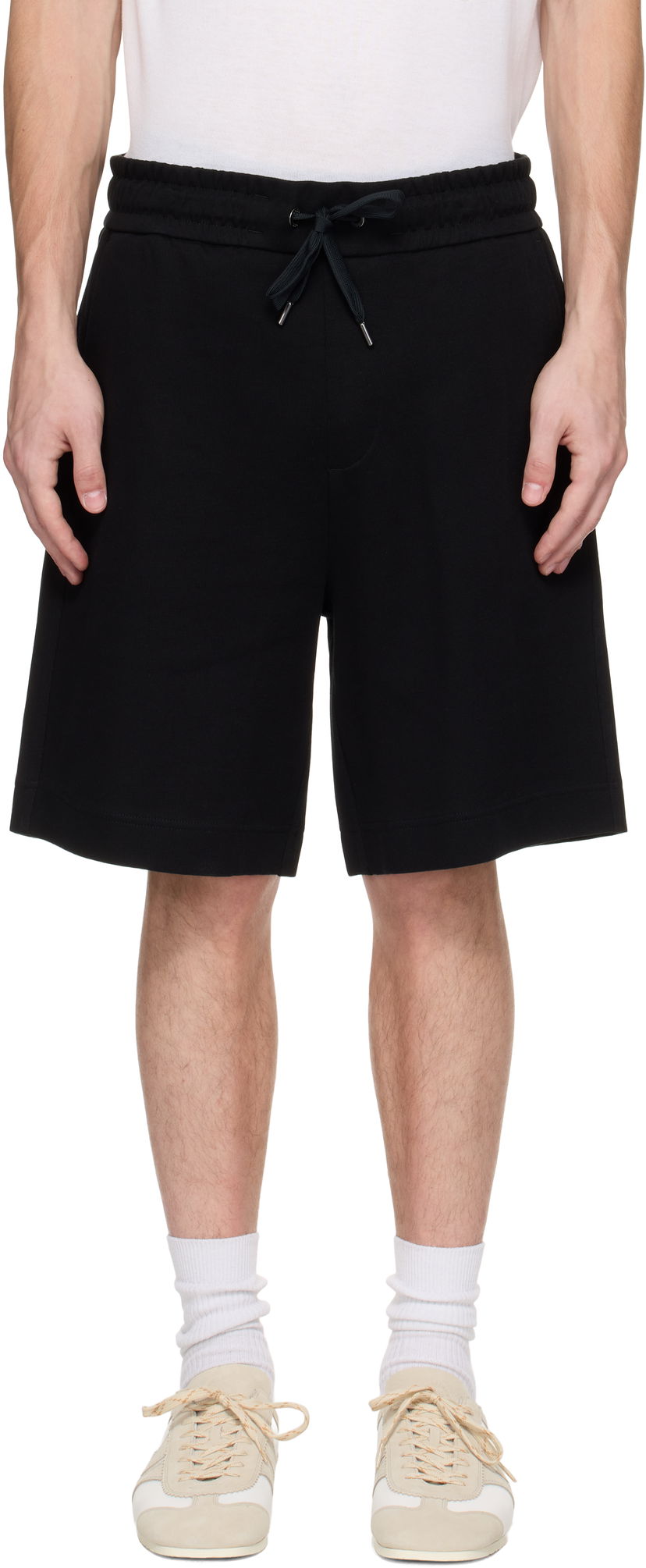 Shortsit BOSS BOSS Drawstring Shorts Musta | 50544108