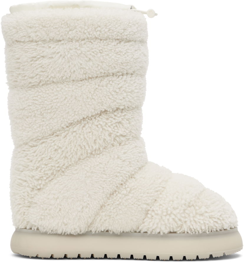 Tennarit ja kengät Moncler Gaia Pocket Mid Shearling Boots Valkoinen | J209B4H00120M4297