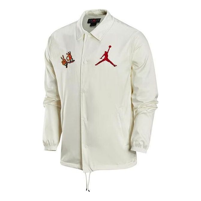 Tuulitakki Jordan Jordan Coach Jacket Valkoinen | FJ7709-133