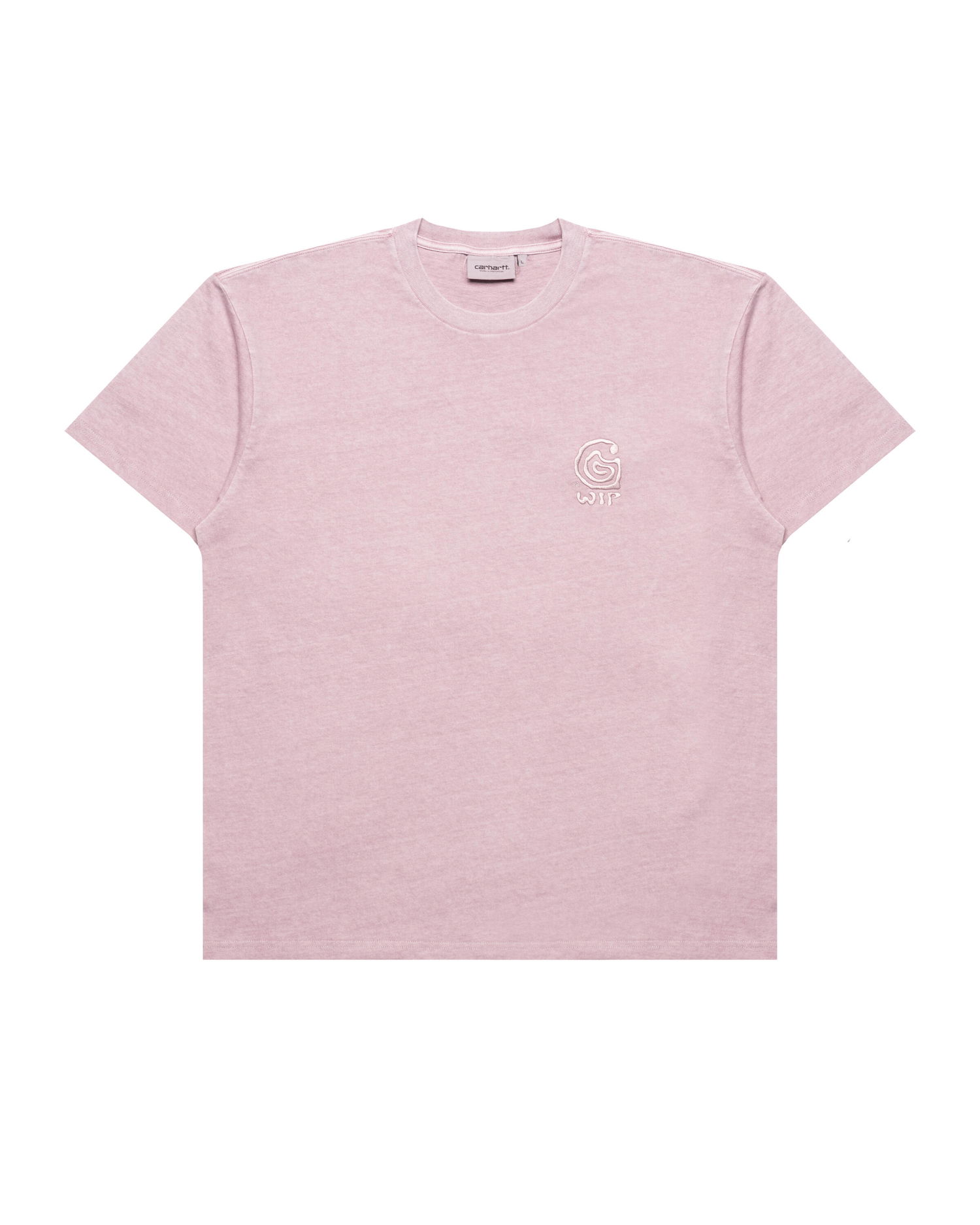 T-paita Carhartt WIP T-Shirt Embroidered Helix Redux Vaaleanpunainen | I035485.2ZVGD, 0