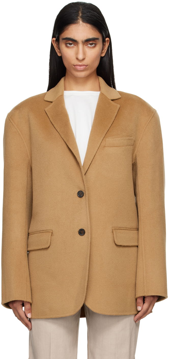 Takit Anine Bing Quinn Wool Blazer Ruskea | A-01-7073-200