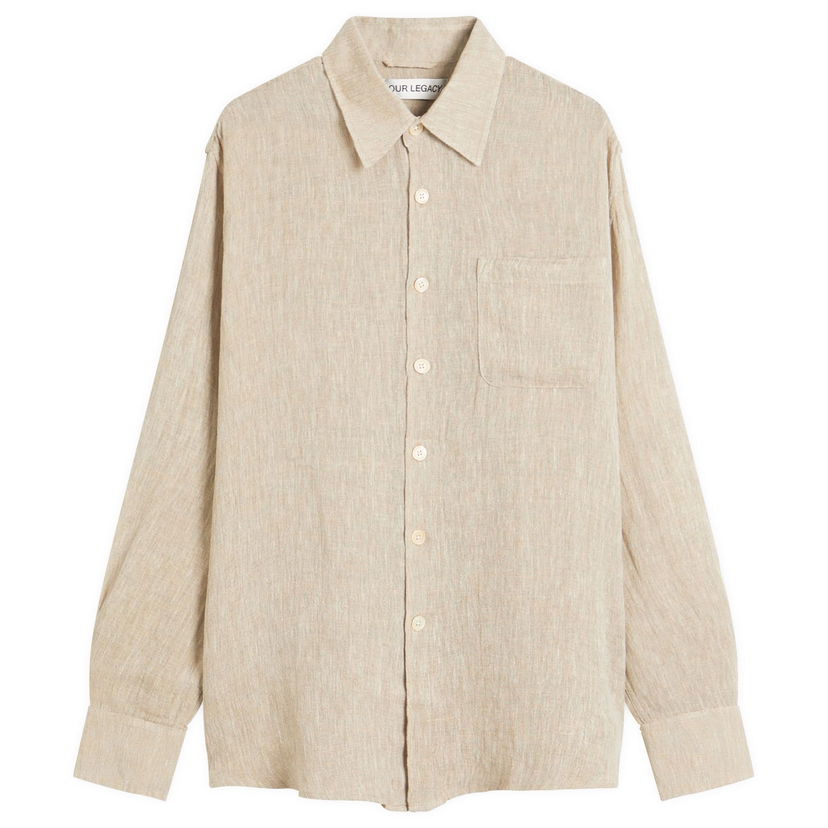 Paita OUR LEGACY Our Legacy Above Shirt, Size Small Beige | M2252AP