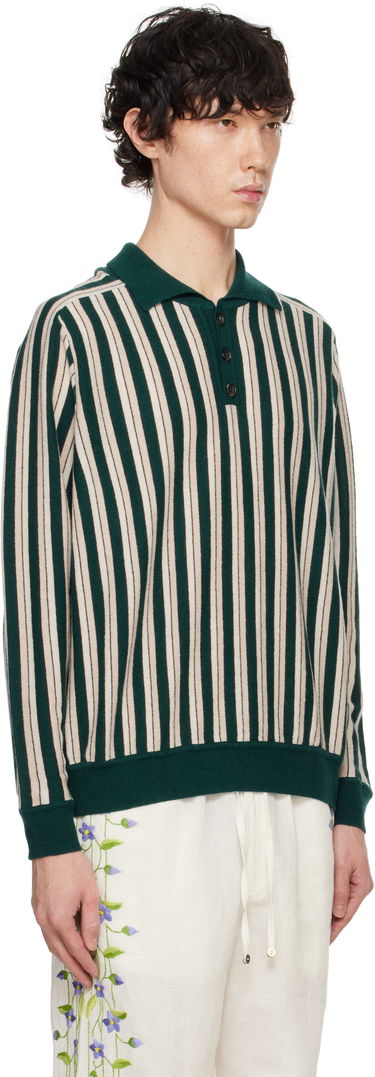 Villapaita Bode Bode Hogan Stripe Polo Vihreä | MRF24KT006, 1
