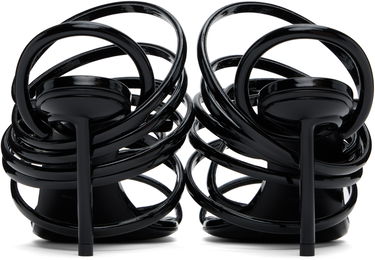 Tennarit ja kengät Alaïa ALAÏA Glossy Multistrap Stiletto Heel Sandals Musta | AA3S118TK049, 1