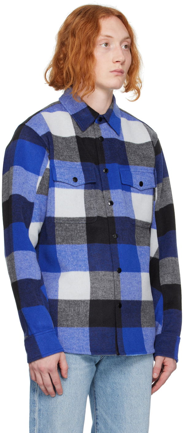 Paita rag & bone Rag & Bone Plaid Jack Shirt Sininen | MBW22HA389RTML, 1