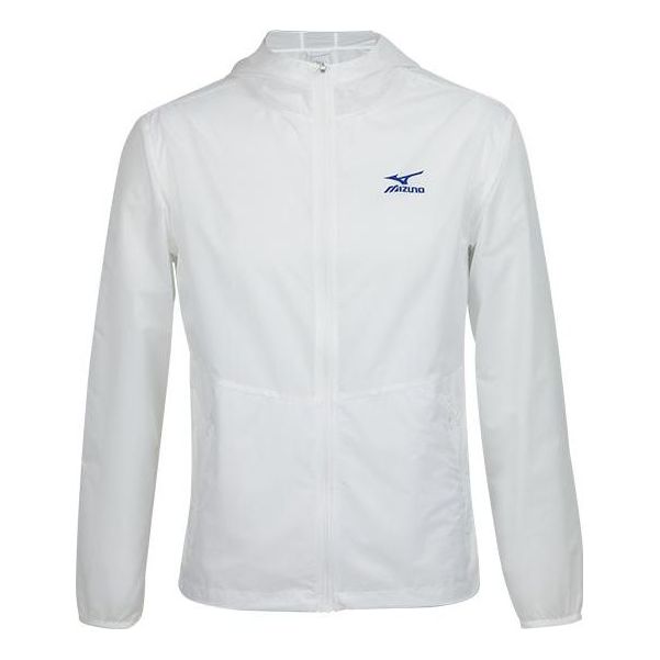 Tuulitakki Mizuno Performance Logo Jacket Valkoinen | J2CE31E1