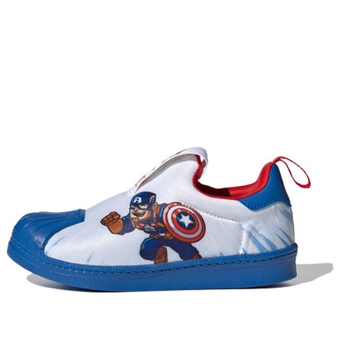 Tennarit ja kengät adidas Originals Marvel x Superstar 360 Captain America Valkoinen | FX4879
