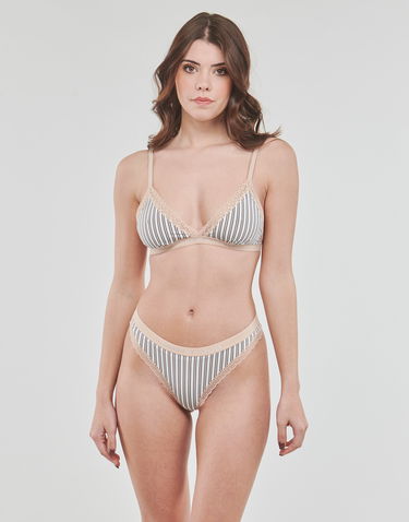 Rintaliivit Tommy Hilfiger Triangle and Bralettes UNLINED TRIANGLE PRT Beige | UW0UW04464-0F8, 1