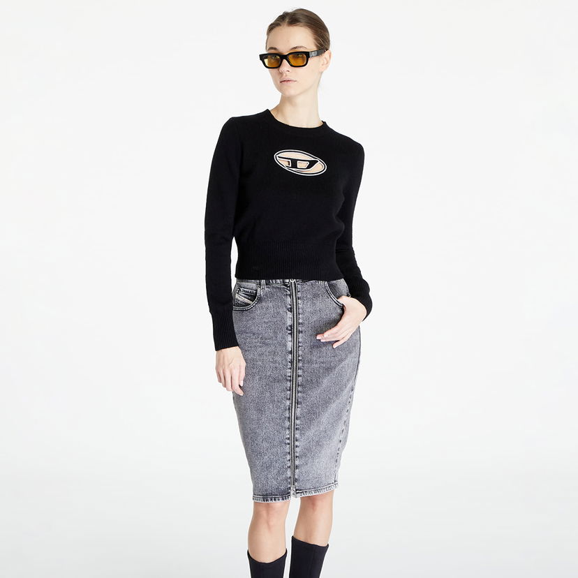 Villapaita Diesel M-Areesa Knitwear Black Musta | A06712_0KCAE Black