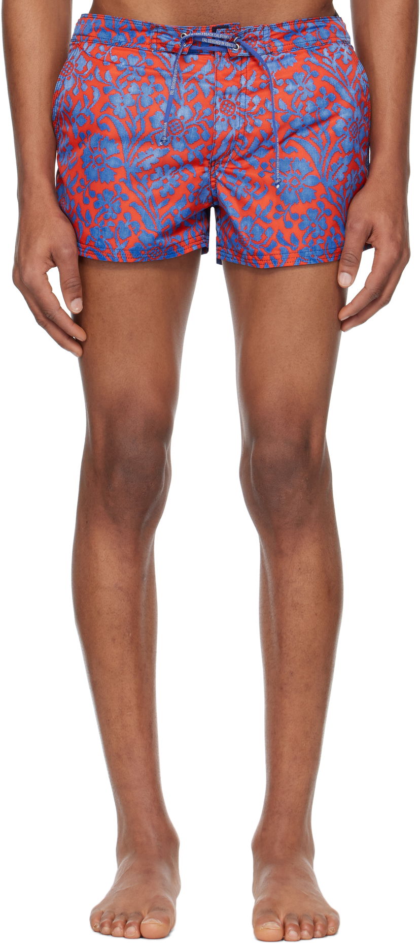 Uimapuvut ERL ERL Printed Nylon Swim Shorts Punainen | ERL10UW06