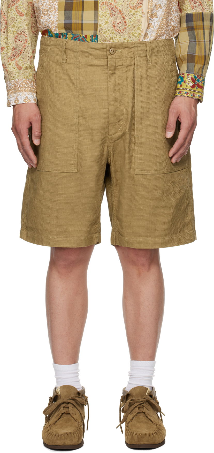 Shortsit Engineered Garments Engineered Garments Fatigue Shorts Ruskea | 25S1E003