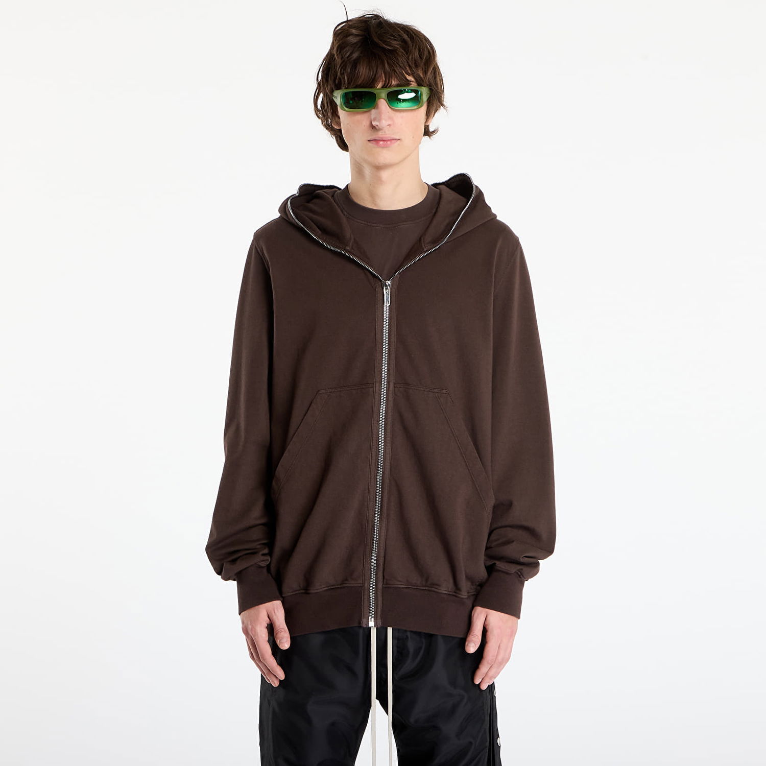Huppari Rick Owens Jumbo Gimp Hoodie Ruskea | DU02E7283 RIG 78, 0