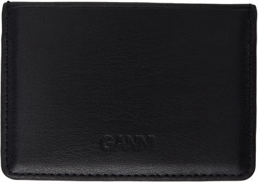 Lompakko GANNI GANNI Bou Leather Card Holder Musta | A6392, 1