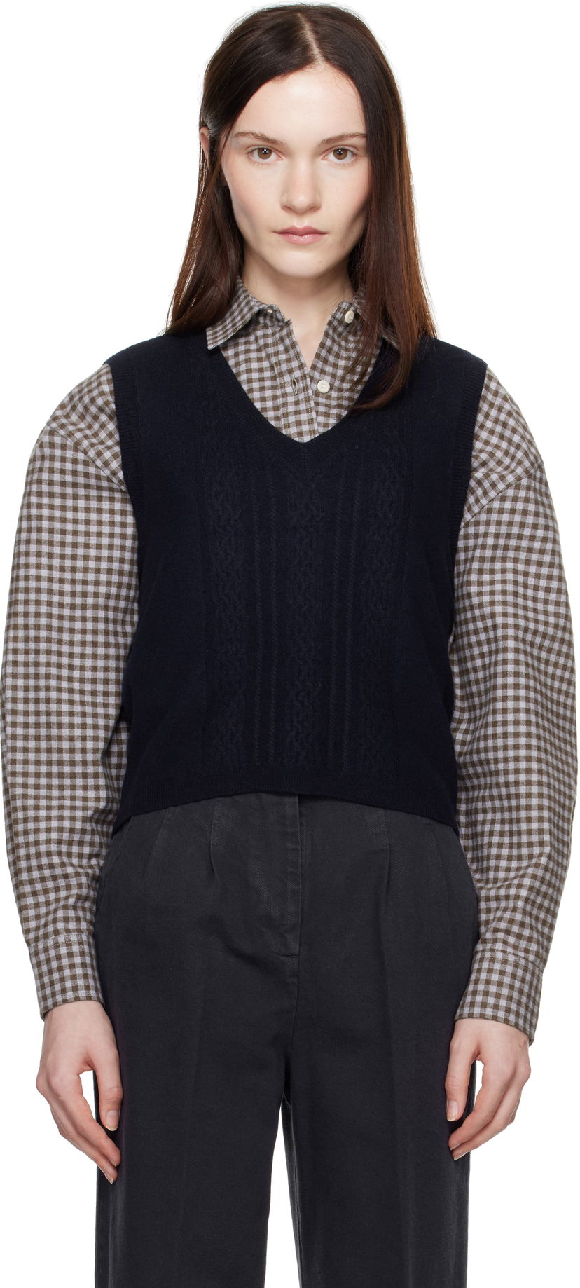 Liivi A.P.C. Coco Knit Vest Tummansininen | WVBDV-F22326