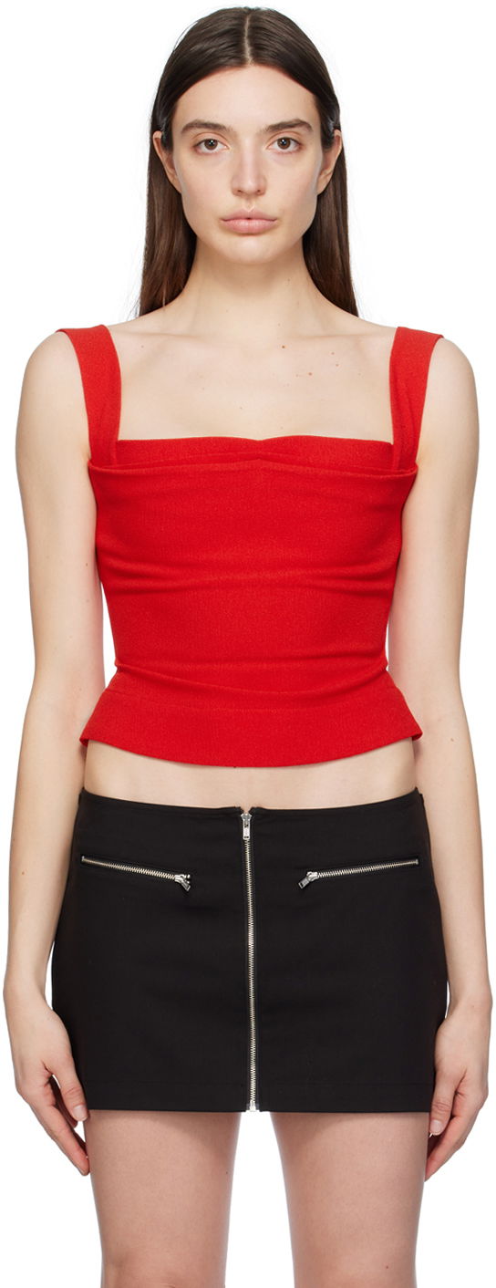 Tankkitoppi Miaou Miaou Imogene Tank Top Punainen | 7023-CL