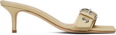 Asusteet Aeyde Aeyde Ilvy Eyelet Grosgrain Mules Beige | A11-HS-GAIS55TB188-SS25-957-069, 0