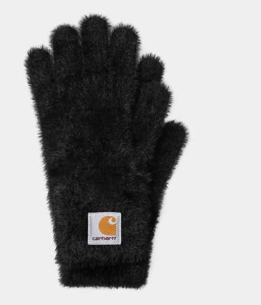 Käsineet Carhartt WIP Chedda Faux Fur Gloves L-XL Musta | I035512_18, 0