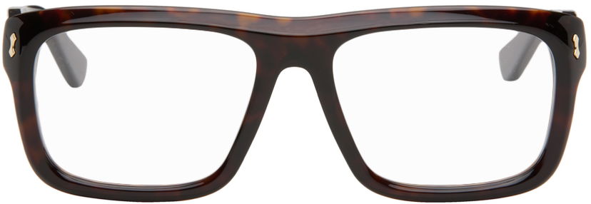 Vaatteet Gucci Square Glasses Ruskea | GG1462O-002
