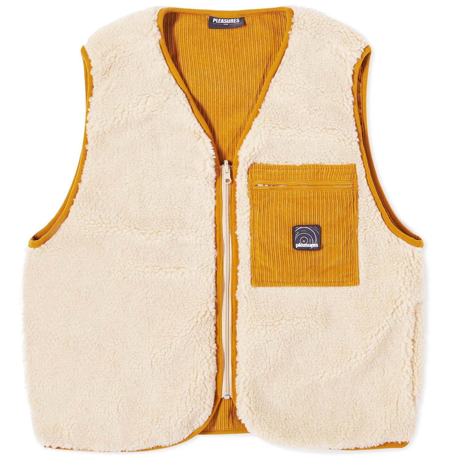 Liivi Pleasures Infinite Reversible Vest Beige | P23F013-BGE, 0