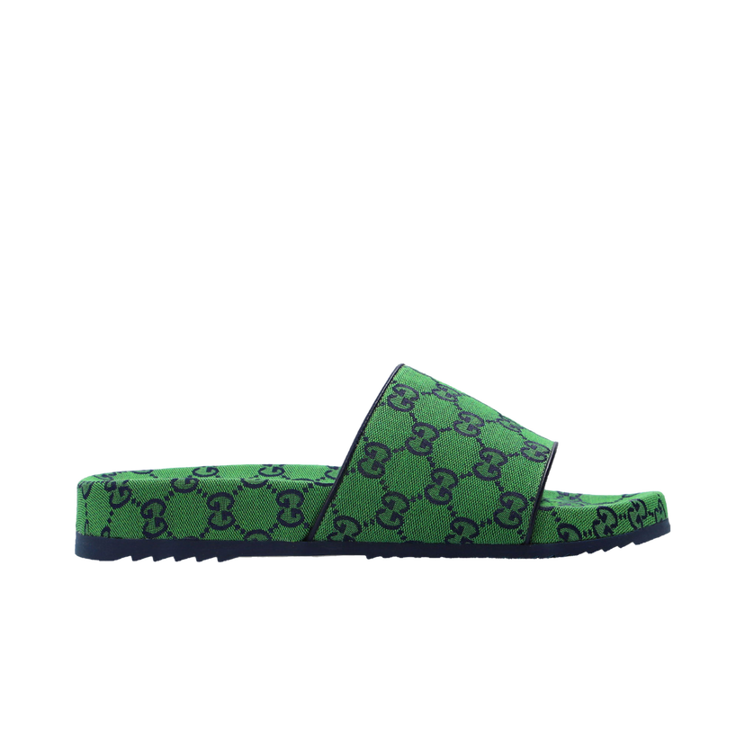 Tennarit ja kengät Gucci GG Canvas Slide 'Green Monogram' Vihreä | 663660 9SFV0 3360