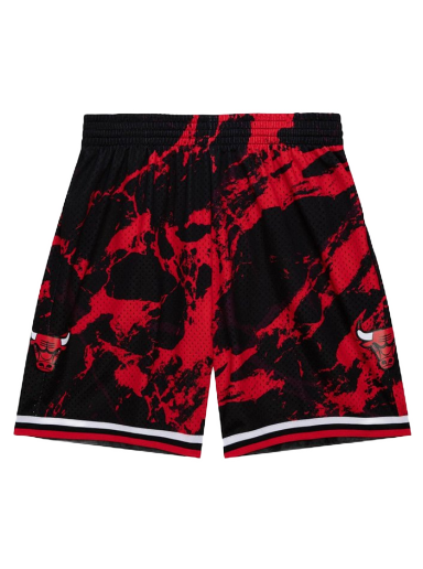 Shortsit Mitchell & Ness NBA Chicago Bulls Team Marble Swingman Shorts Musta | PFSW1279-CBU97PPPBLCK