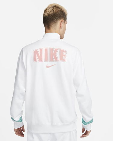 Bomber-takki Nike Fleece Varsity Jacket Valkoinen | FD0479-100, 4