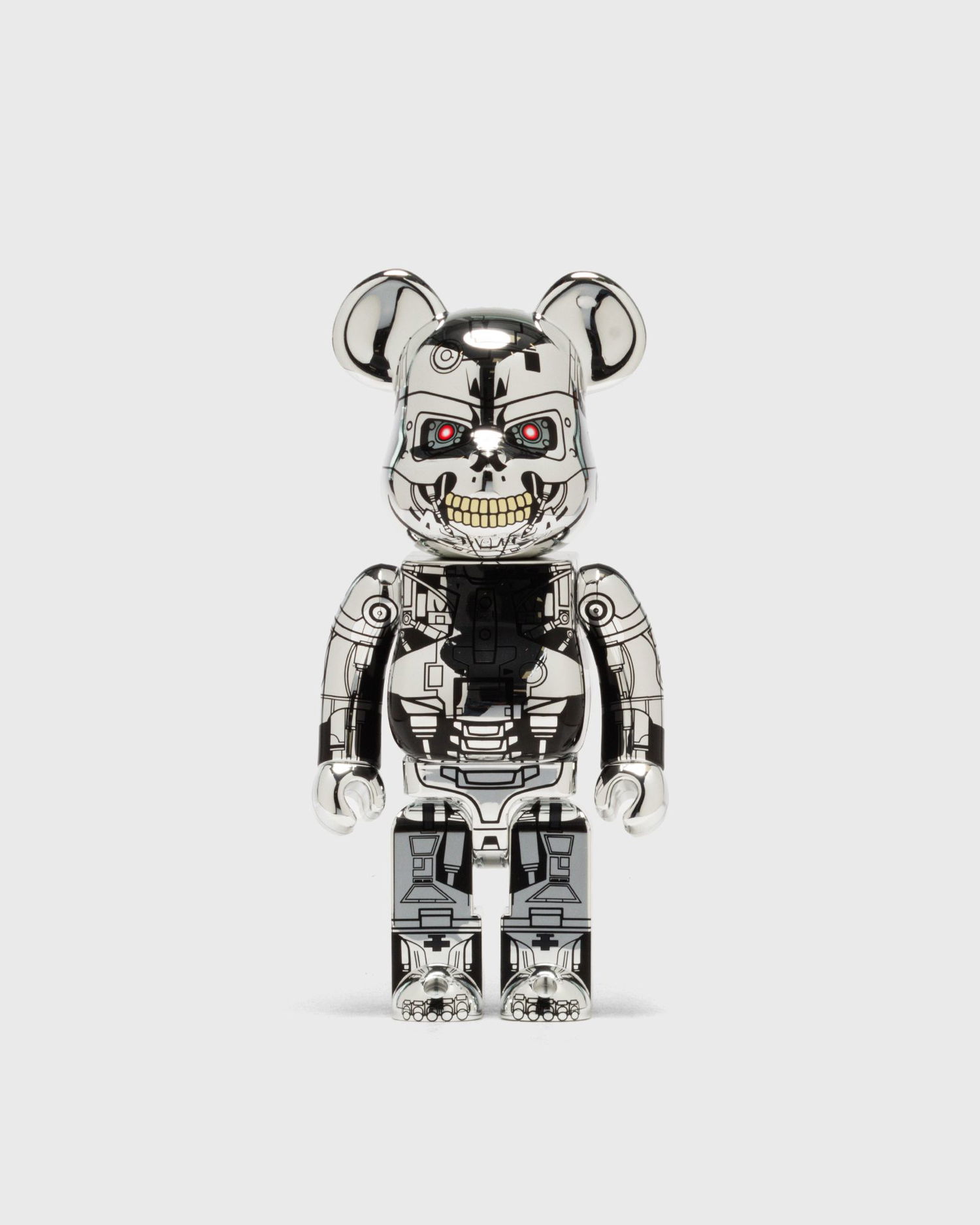 Keräilykelpoinen Medicom Toy Terminator 2 T-800 Endoskeleton Collectible Figure 400% Metallinen | MED2437, 0