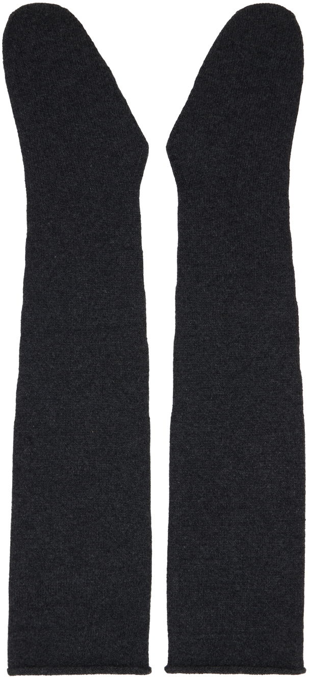 Sukat The Row Long Cashmere Mittens Musta | 6774-F377