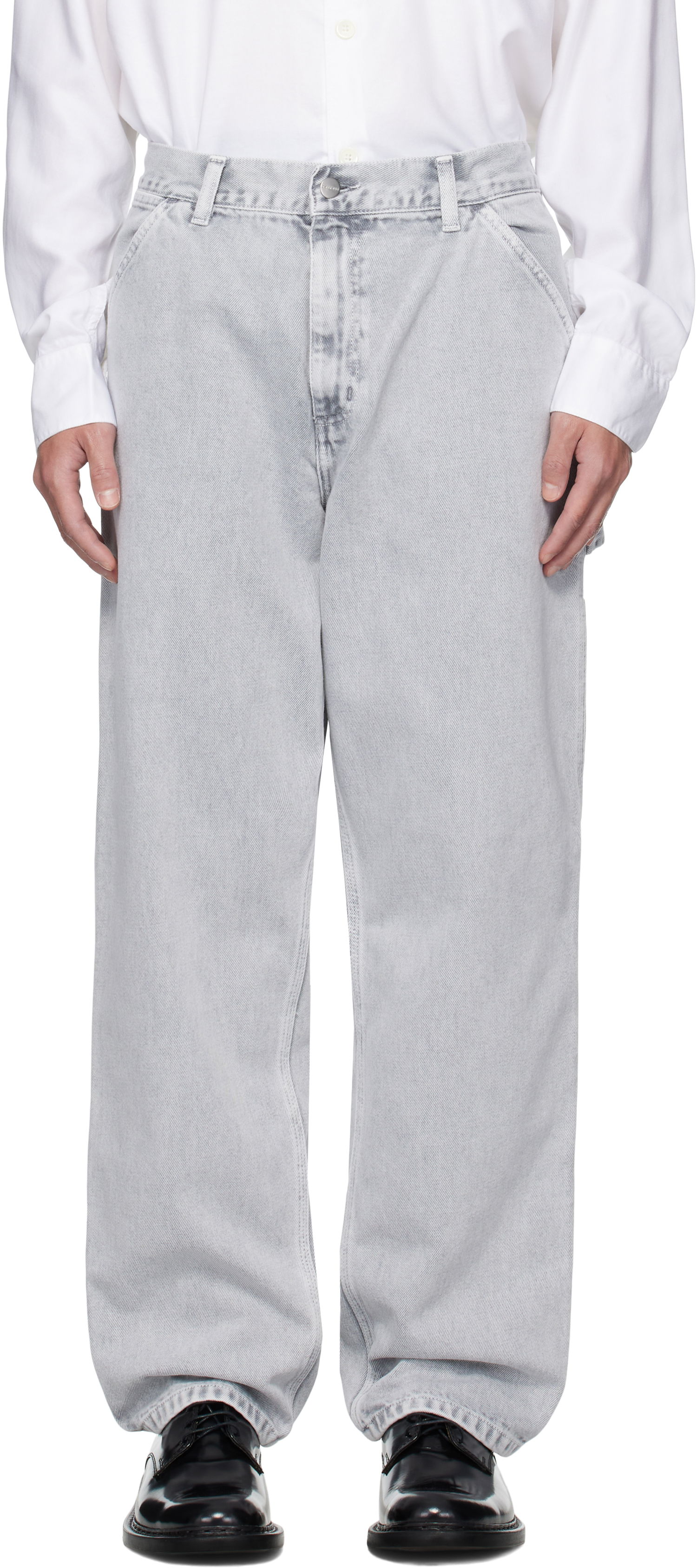 Jeans Carhartt WIP Carhartt WIP Single Knee Jeans Harmaa | I035826, 0