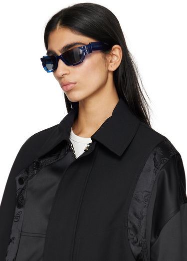 Aurinkolasit Feng Chen Wang Feng Chen Wang Deconstructed Sunglasses Sininen | SSE-WS02-BLC, 3