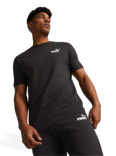 T-paita Puma Essentials Small Logo Tee Musta | 586668_01