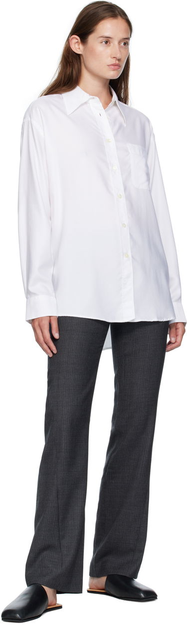 Housut OUR LEGACY OUR LEGACY Poise Pinstripe Trousers Harmaa | W4254PS, 3