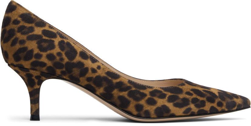 Tennarit ja kengät Gianvito Rossi Leopard Print Suede Gianvito 55 Pumps Monivärinen | G20336-55RIC-CMD