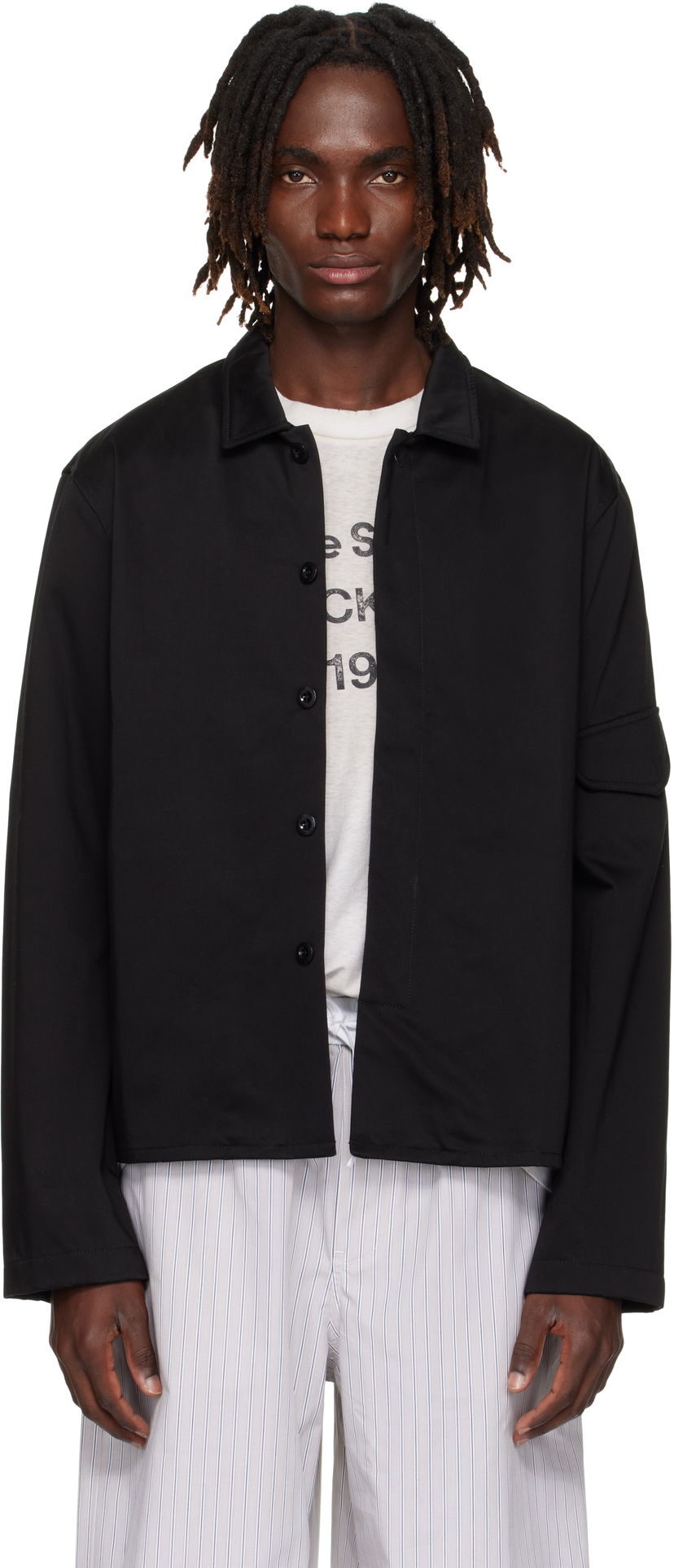 Takki Acne Studios Acne Studios Satin Jacket Musta | B90833-