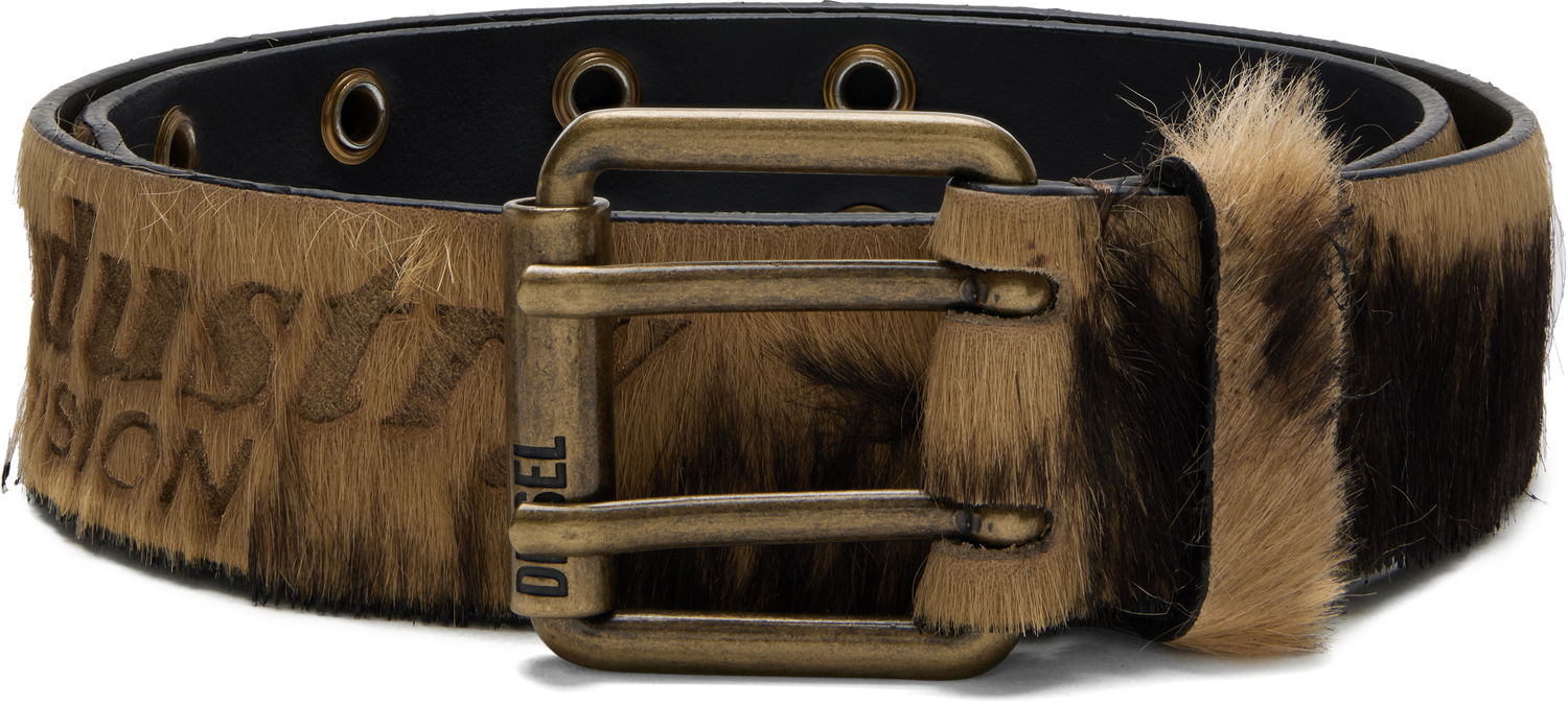 Vyöt Diesel Hair-on-Hide Buckle Belt Monivärinen | X10597 P7968, 0
